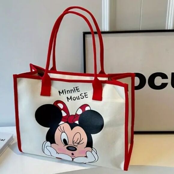 Minnie Mouse Tote Bag Shoulder Bag - Picture 5 of 8